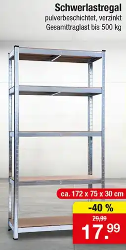 Zimmermann Schwerlastregal Angebot