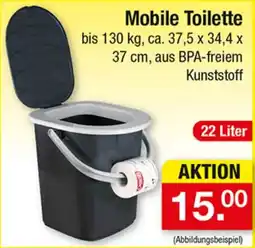 Zimmermann Mobile Toilette Angebot