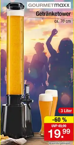 Zimmermann GOURMETmaxx Getränketower Angebot