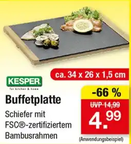 Zimmermann KESPER Buffetplatte Angebot