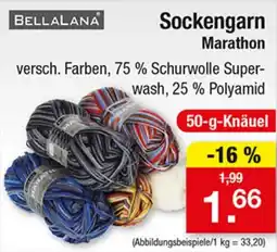 Zimmermann BellaLana Sockengarn Marathon Angebot