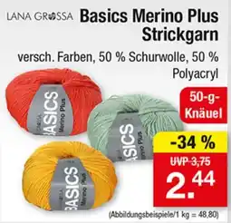 Zimmermann LANA GROSSA Basics Merino Plus Strickgarn Angebot