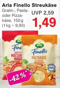 Wiglo Wunderland Arla Finello Streukäse Angebot