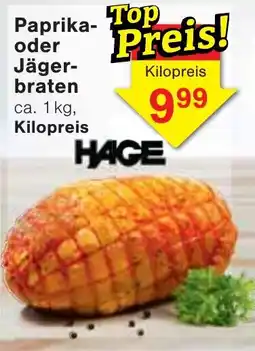 Wiglo Wunderland Paprika- oder Jäger- braten HAGE Angebot