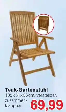 Wiglo Wunderland Teak-Gartenstuhl Angebot