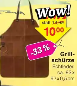 Wiglo Wunderland Grill-schürze Echtleder Angebot
