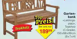 Wiglo Wunderland Gartenbank Angebot
