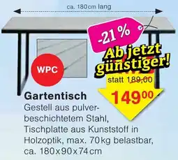 Wiglo Wunderland Gartentisch Angebot