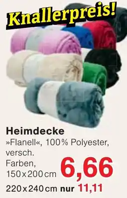 Wiglo Wunderland Heimdecke »Flanell« Angebot