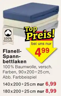 Wiglo Wunderland Flanell-Spannbettlaken Angebot