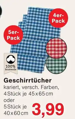 Wiglo Wunderland Geschirrtücher Angebot