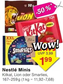 Wiglo Wunderland Nestlé Minis Angebot