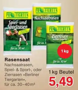 Wiglo Wunderland PRO TIGREEN Nachsaatrasen Angebot