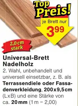 Wiglo Wunderland Universal-Brett Nadelholz Angebot