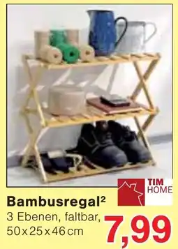 Wiglo Wunderland Bambusregal² TIM HOME Angebot