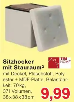 Wiglo Wunderland Sitzhocker mit Stauraum² Angebot