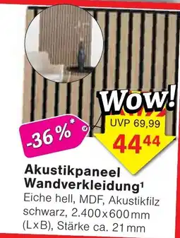 Wiglo Wunderland Akustikpaneel Wandverkleidung Angebot