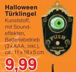 Wiglo Wunderland Halloween Türklingel Angebot