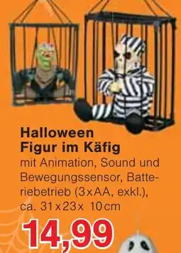 Wiglo Wunderland Halloween Figur im Käfig Angebot