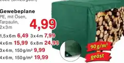 Wiglo Wunderland Gewebeplane PE, mit Ösen, Tarpaulin Angebot