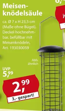 Sonderpreis Baumarkt Meisenknödelsäule Angebot