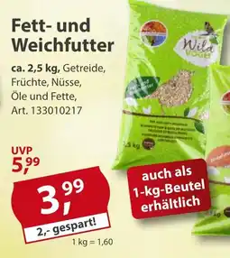 Sonderpreis Baumarkt Wild Vogel Fett- und Weichfutter Angebot