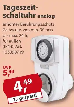 Sonderpreis Baumarkt Tageszeitschaltuhr analog Angebot