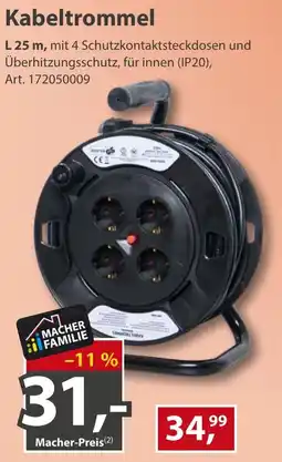 Sonderpreis Baumarkt Kabeltrommel Angebot