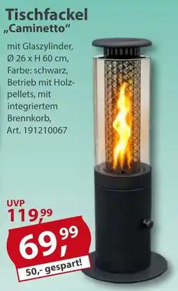 Sonderpreis Baumarkt Tischfackel "Caminetto" Angebot