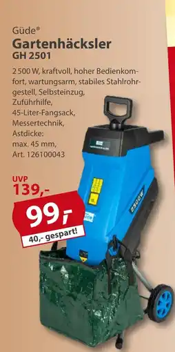 Sonderpreis Baumarkt Güde Gartenhäcksler GH 2501 Angebot