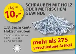 Sonderpreis Baumarkt Schrauben mit Holz- oder Metrischem Gewinde Angebot