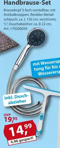 Sonderpreis Baumarkt Handbrause-Set Angebot