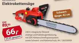 Sonderpreis Baumarkt GERMANIA Elektrokettensäge Angebot