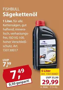Sonderpreis Baumarkt FISHBULL Sägekettenöl Angebot