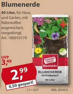 Sonderpreis Baumarkt Baumarkt Blumenerde Angebot