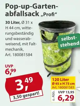 Sonderpreis Baumarkt Pop-up-Gartenabfallsack „Profi“ Angebot