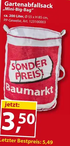 Sonderpreis Baumarkt Gartenabfallsack "Mini-Big-Bag" Angebot