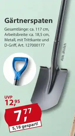 Sonderpreis Baumarkt Gärtnerspaten Angebot