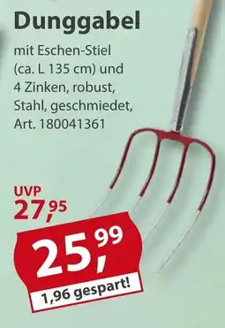 Sonderpreis Baumarkt Dunggabel Angebot