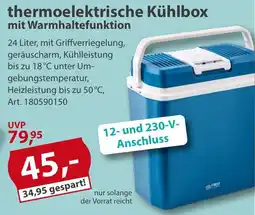 Sonderpreis Baumarkt thermoelektrische Kühlbox mit Warmhaltefunktion Angebot