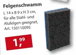 Sonderpreis Baumarkt Felgenschwamm Angebot
