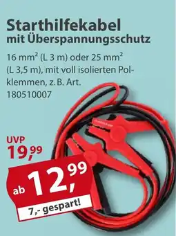 Sonderpreis Baumarkt Starthilfekabel mit Überspannungsschutz Angebot