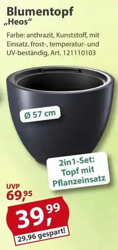 Sonderpreis Baumarkt Blumentopf "Heos" Angebot