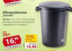 Sonderpreis Baumarkt Allzwecktonne "Smooth" Angebot
