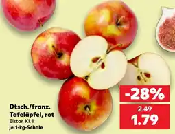 Kaufland Dtsch./franz. Tafeläpfel, rot Elstar Angebot