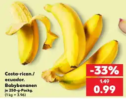 Kaufland Costa-rican./ecuador.Babybananen Angebot