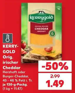 Kaufland KERRY-GOLD Orig. irischer Cheddar Angebot