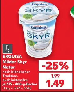Kaufland EXQUISA Milder Skyr Natur Angebot