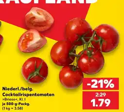 Kaufland Niederl./belg. Cocktailrispentomaten »Brioso«, Kl. I Angebot