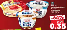 Kaufland MÜLLER Milchreis, Kokosmilch Reis oder Grießpudding Angebot